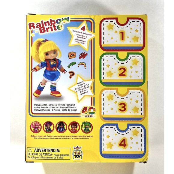 TLS Toys The World Of Rainbow Brite 40th Anniversary  Doll New Factory Sealed - Picture 2 of 6